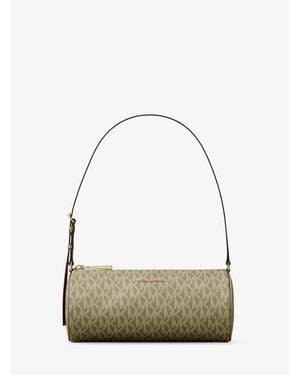 Michael Kors Izzy Small Signature Logo Barrel Pochette - Metallic