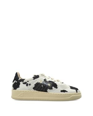 Autry Animal Print Sneakers - White