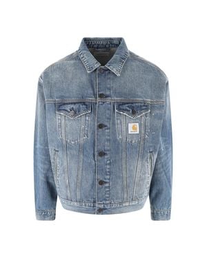 Carhartt Halston Cotton Denim Jacket - Blue