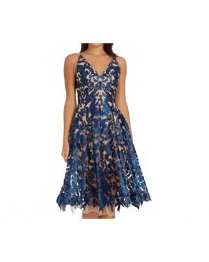 Dress the Population Blair Dress - Blue