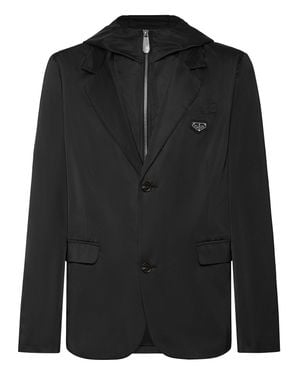 Philipp Plein Blazer Hoodie Gigolo Fit - Black