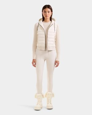 Rudsak Emily Hybrid Down & Knit Jacket - White