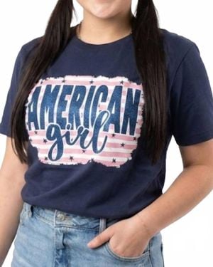 Texas True Threads American Girl Tee - Blue