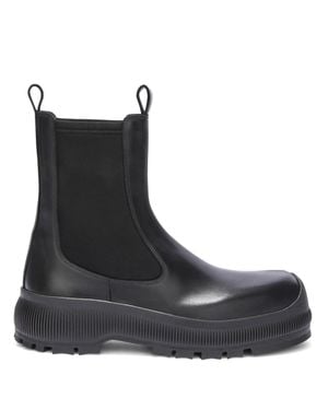 Jil Sander Ankle Boot Shoes - Black