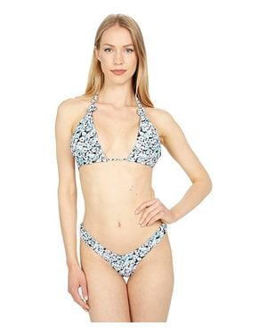 Volcom Bloom Generation Bikini Top Stretch Swimwear Jdm1996 - Natural