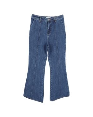 Self-Portrait Flared Leg Jeans - Blue