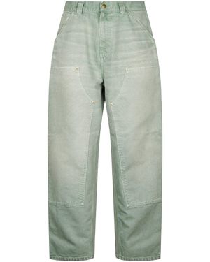 Carhartt Relaxed Fit Utility Pants With Reinforced Double Knee Patches - Green