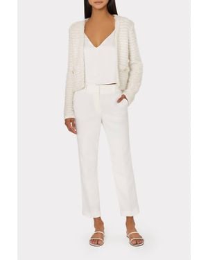 MILLY Nicola Cady Pants - White