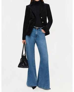 Jonathan Simkhai Trueman Velvet Jacket - Blue