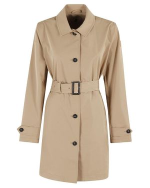 Save The Duck Hydrophobic Gabardine Verve Trench Coat - Natural