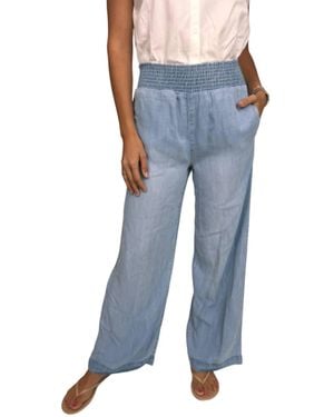 Bella Dahl Wide Leg Pants - Blue