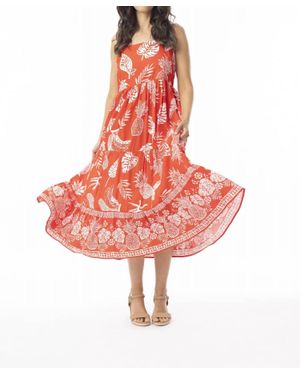 Orientique Comodoro Strappy Dress - Red
