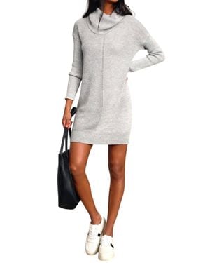 Lulus Tea Sweater Dress - White
