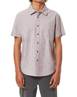 Katin Sunset Short Sleeve Button Down Shirt - Gray