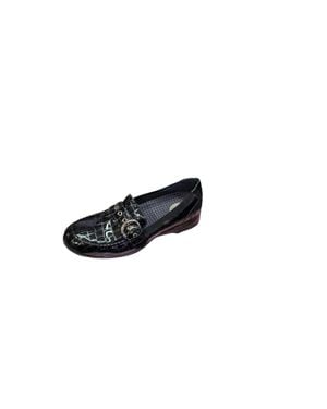 Aetrex Buckle Loafer - Black