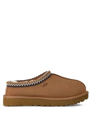 UGG Suede Slip-On Sandals - Brown