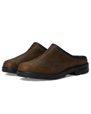 Blundstone #2421 Clog Antique Waxed Leather Slip On Zogg3671 - Brown