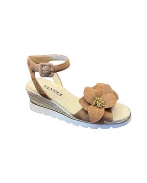 Vaneli Crown Wedge Sandal - Metallic
