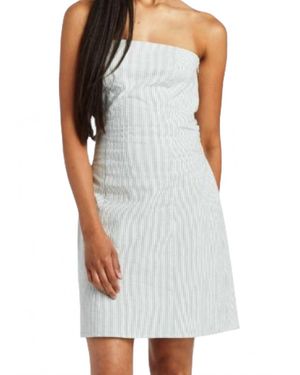 Drew Braelynn Vinyard Seersucker Dress - White