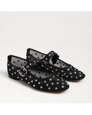 Sam Edelman Michaela Shine Mary Jane Flat - Black