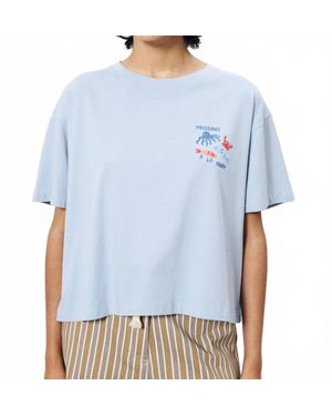 FRNCH Ienena Short Sleeve Tee - Blue