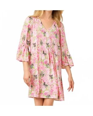 Lilly Pulitzer Danika 3/4 Sleeve Tunic Dress - Pink