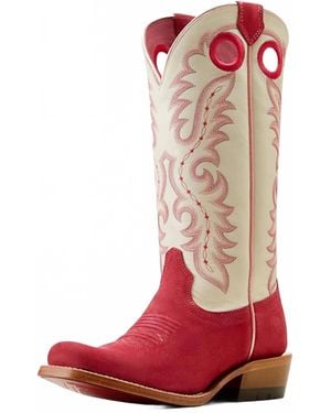 Ariat Futurity Azalea Rough Out Boots - Red