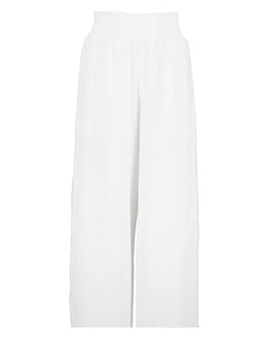 Bishop + Young Mila Wide Leg Pant - White