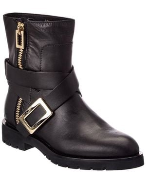 Roger Vivier Leather Boot - Black