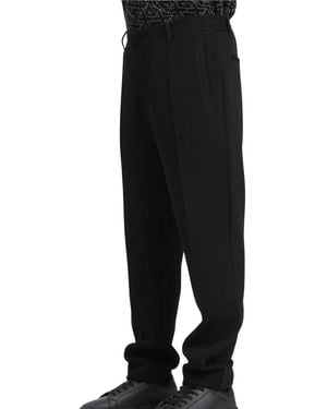 ARMANI EXCHANGE Cotton Polyester Elastane Pants - Black
