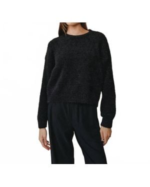 Bella Dahl Drop Shoulder Sweater - Black