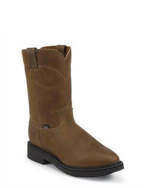 Justin Work Boot - Brown