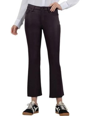 Kut From The Kloth Kelsey Coated High Rise Ankle Flare Pants - Blue