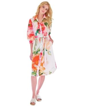 Finley Clementine Midi Dress - White