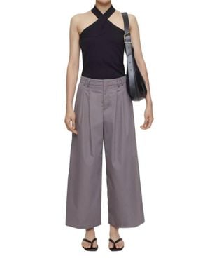 Closed Trona Wide Leg Pants - Purple