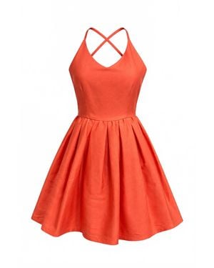 Gracia Backless Dress - Red