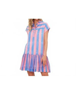 Oliphant Cap Sleeve Mini - Blue