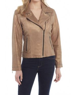 Cripple Creek Nappa Leather Jacket - Blue