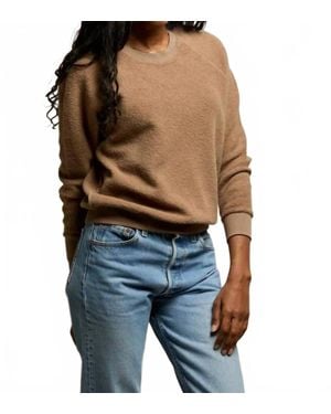 PERFECTWHITETEE Ziggy Inside Out Crewneck Sweatshirt - Blue