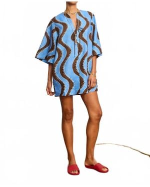 ALÉMAIS Frankie Mini Dress - Blue