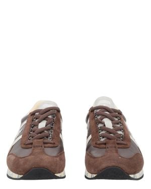 Premiata Sporty Suede Leather Sneakers - Brown