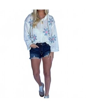 Pol Golden Days Lightweight Sweater - Blue