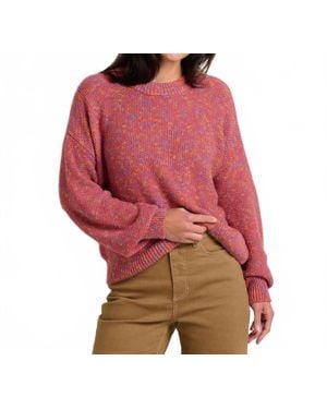 Toad & Co. Twigtree Crew Sweater - Red