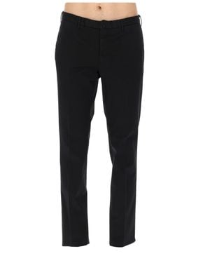 Incotex Neutrals Slim Fit Cotton-Blend Chinos - Black