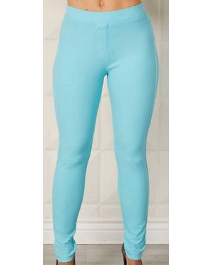 French Kyss Pull-On Ankle Jegging - Blue