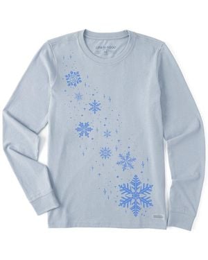 Life Is Good. Crusher T-Shirt - Blue