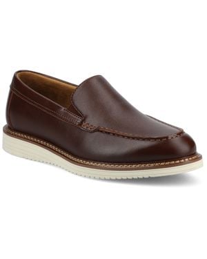 Vance Co. Vance Oneal Medium And Wide Width Slip-On Hybrid Casual Venetian Loafer Dress Shoe - Brown