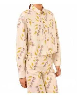 Ulla Johnson Bobbi Cropped Jacket - Natural