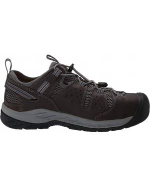 Keen Atlanta Cool Ii Steel Toe Work Shoe - Black
