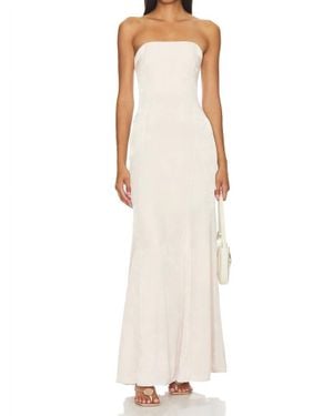 Lovers + Friends Micah Gown - White